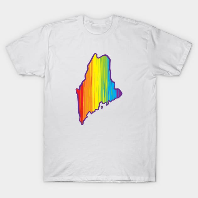 Maine Pride T-Shirt by Manfish Inc.